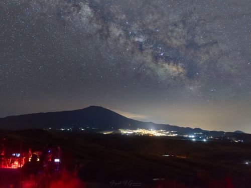 La Via Lattea sull’Etna
