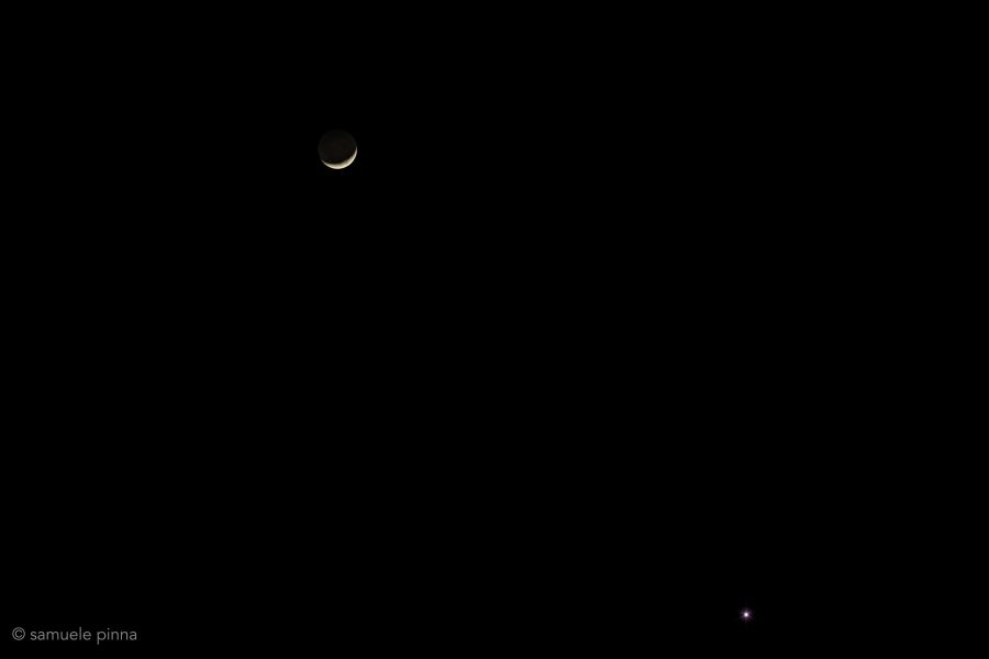 Luna Cinerea e Venere