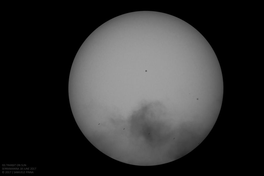 ISS Transit on Sun