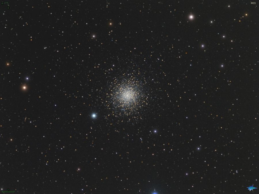 M15 ammasso globulare nel Pegaso