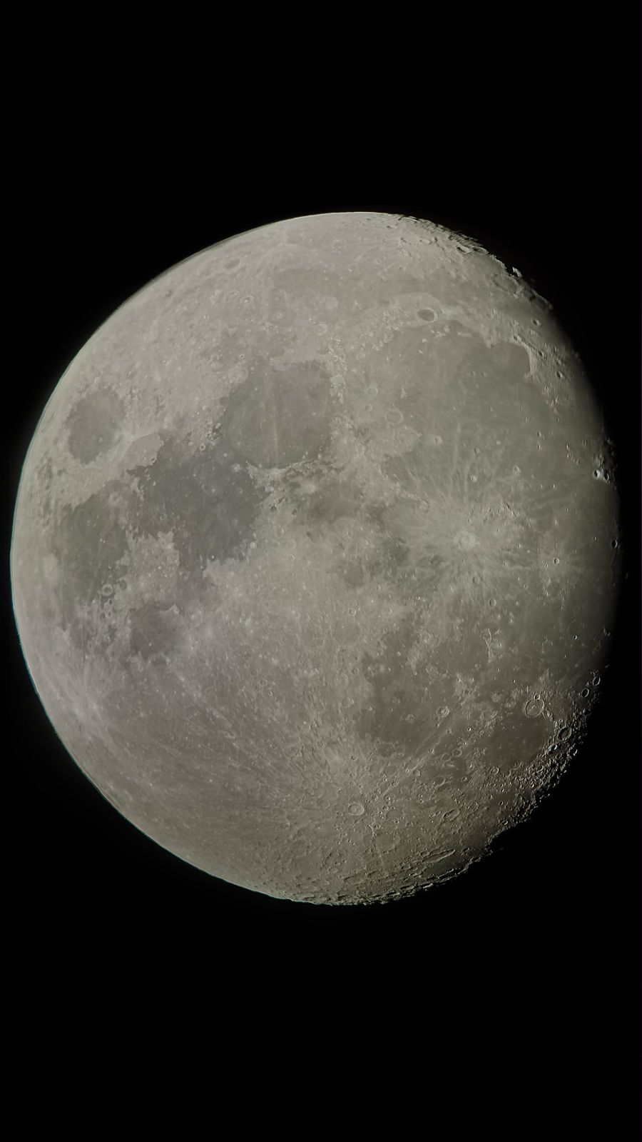 Luna da smartphone con Celestron C8