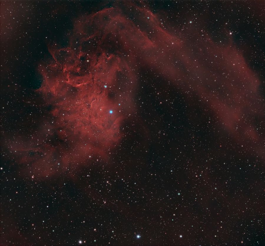 IC 405: Nebulosa Stella Fiammeggiante