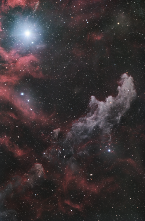 Witch Head Nebula and Rigel - Ic2118