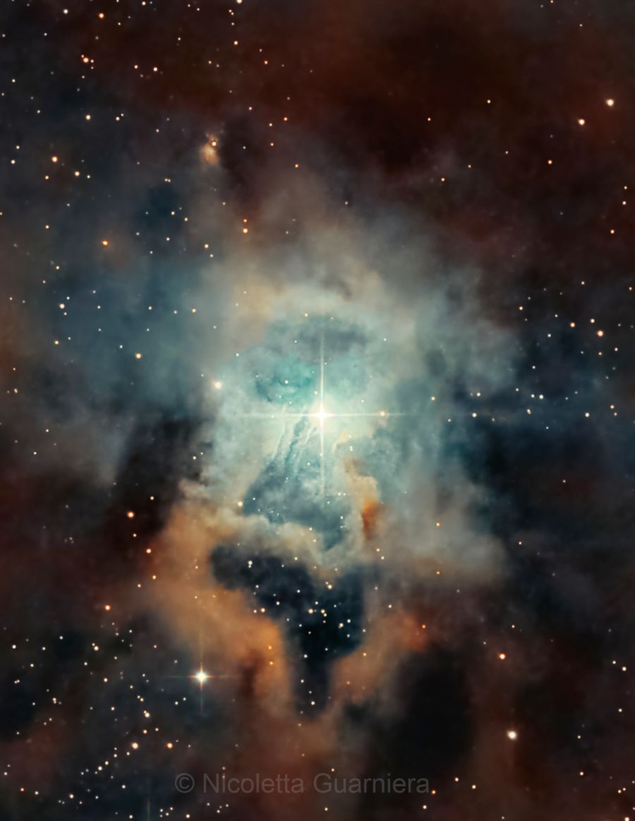 Nel cuore della Nebulosa Iris