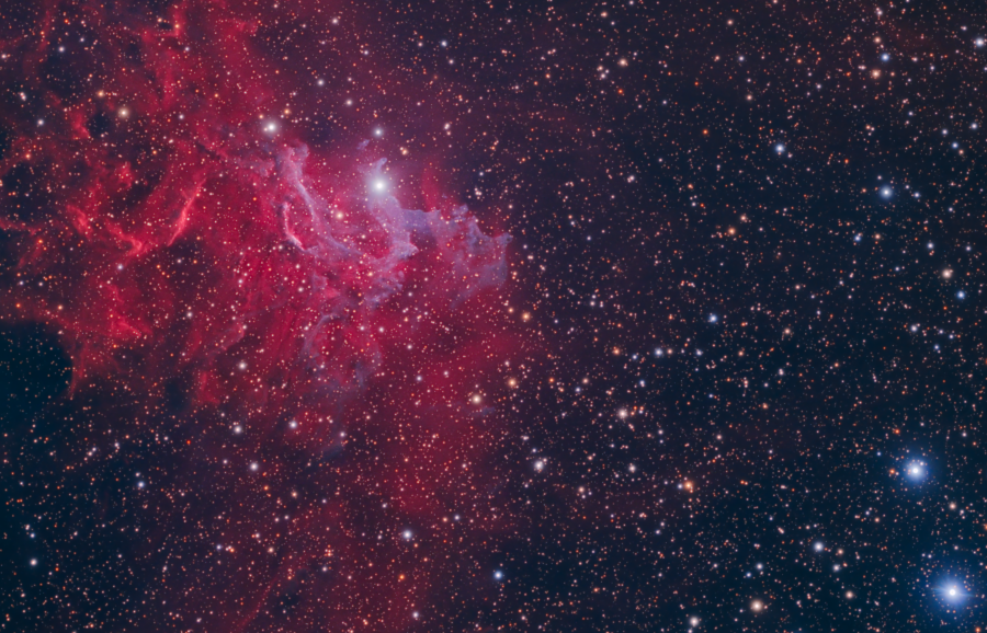 Nebulosa "Stella Fiammeggiante"