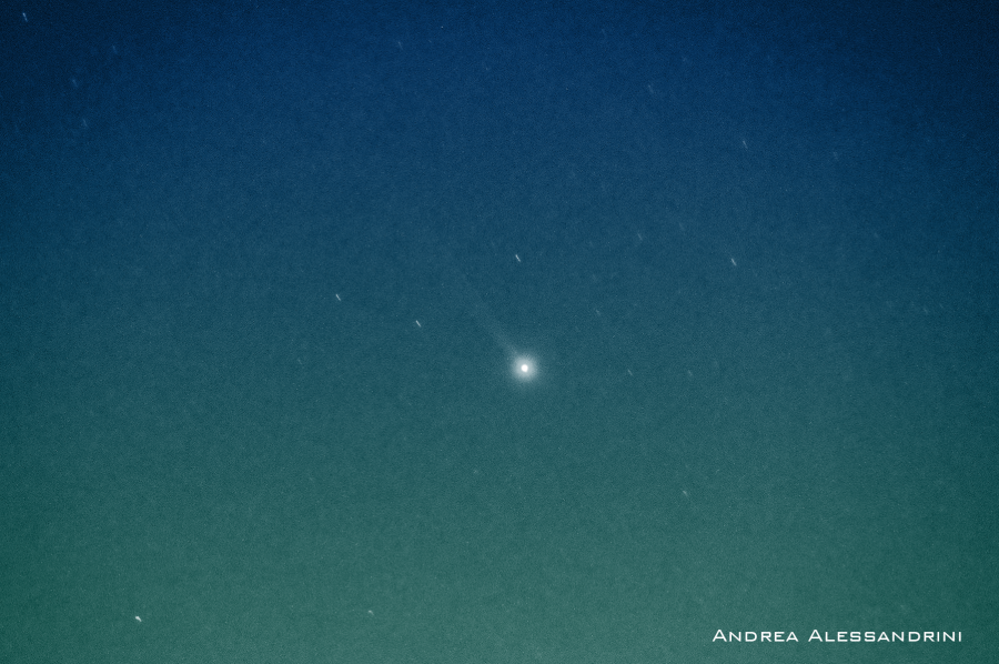 Una cometa? No, Mercurio!