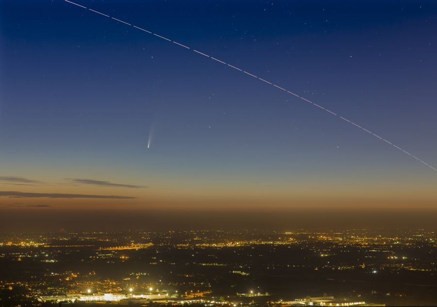 C/2020 F3 Neowise e la ISS