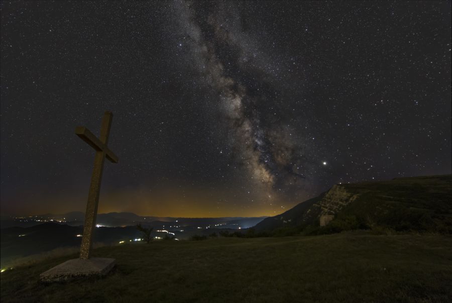 Via Lattea dalla cima di Monteboaggine