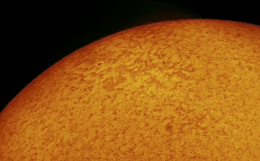 Sole in H-alpha – 29 aprile 2017