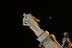 Congiunzione Giove - Luna - Venere 