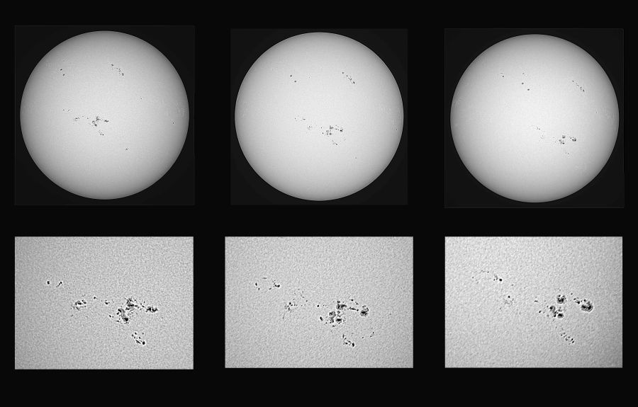 Il Sole il 19,20,21 aprile