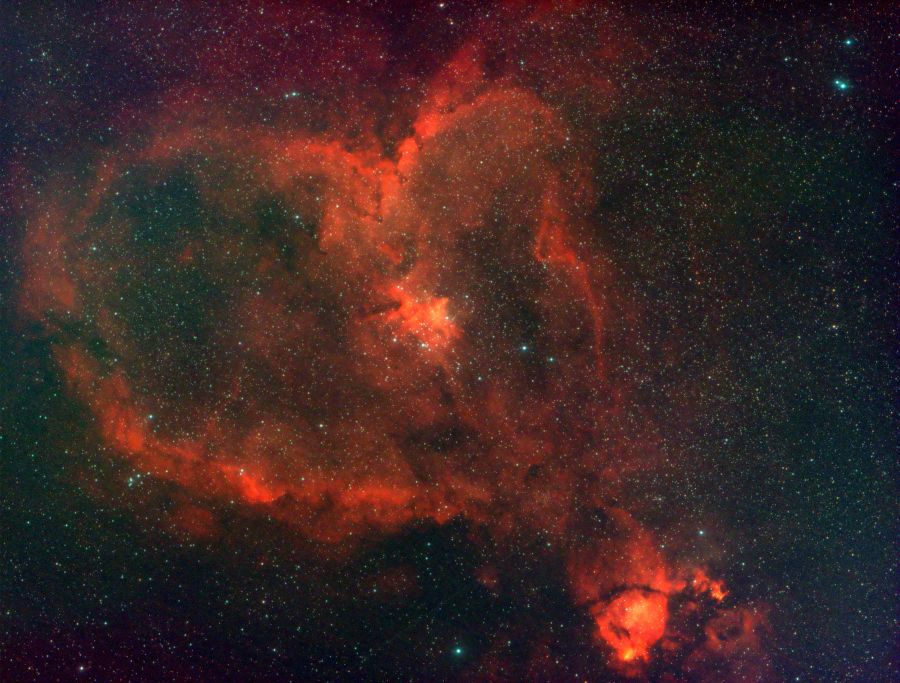 IC 1805 Nebulosa Cuore