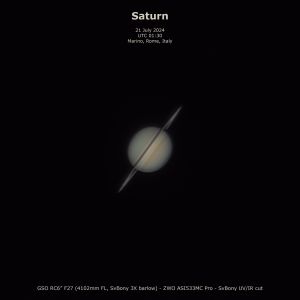 Il mio primo Saturno