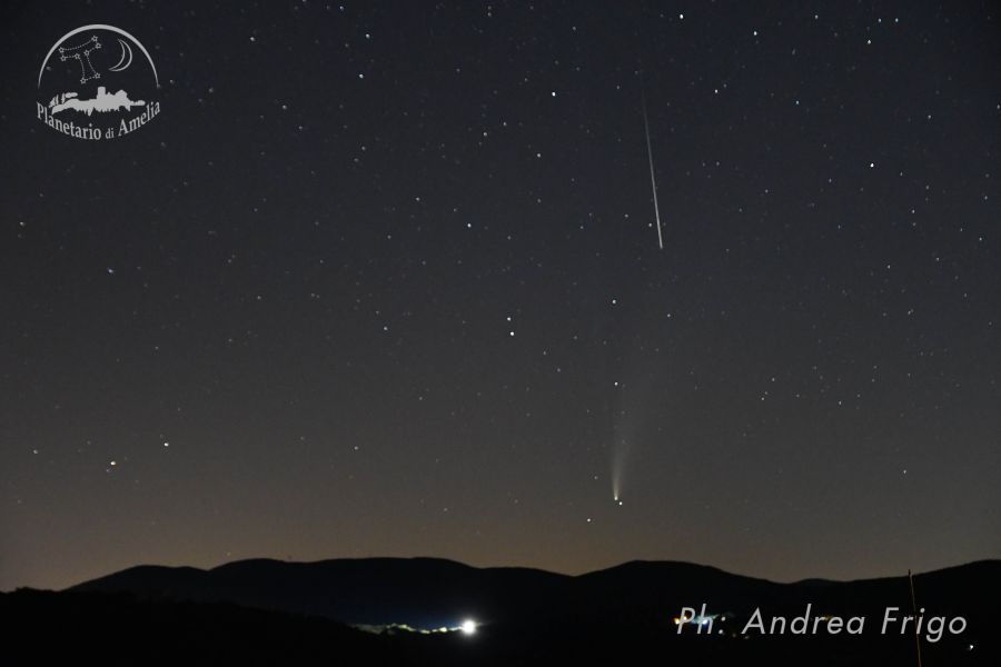 La Cometa Neowise e una meteora