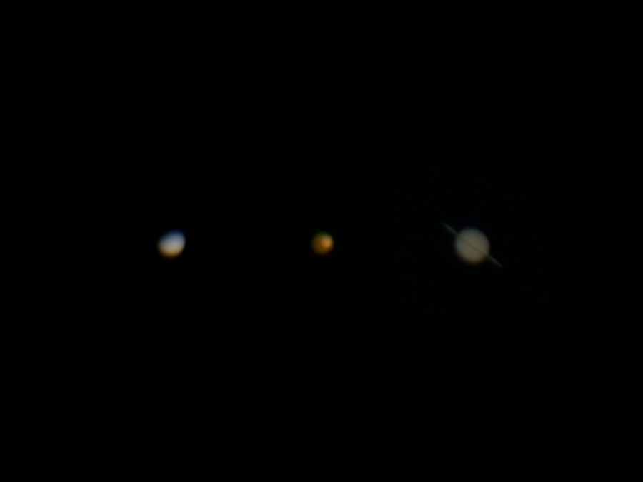 Trittico Venere Marte e Saturno con Un 114