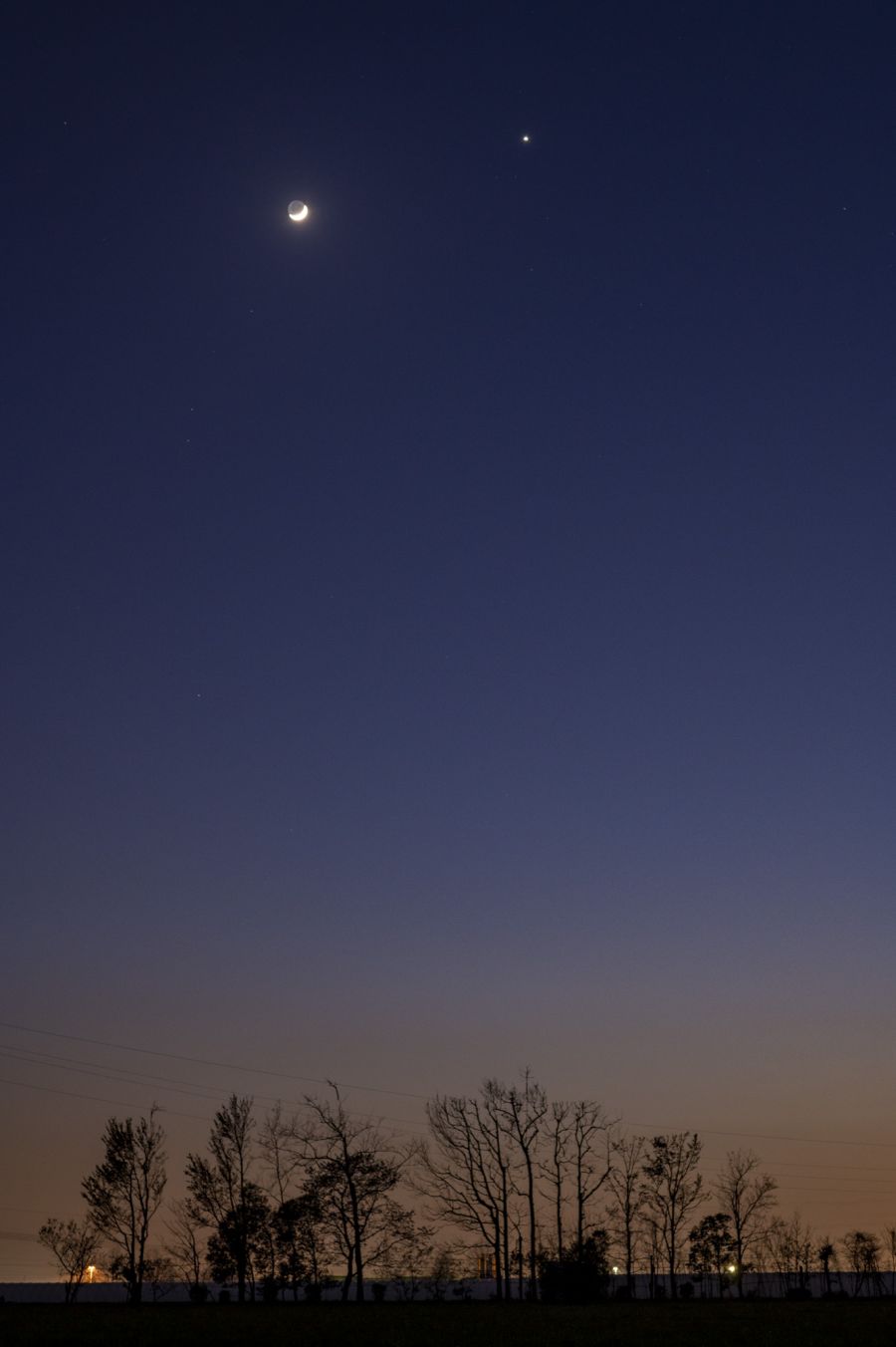 Congiunzione Luna Venere