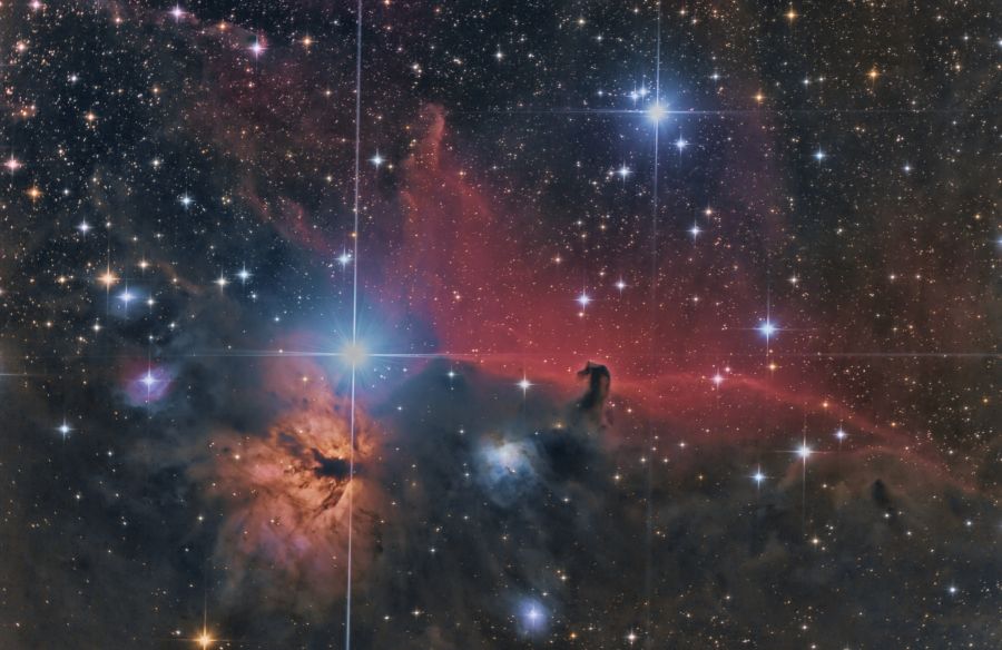 Nebulosa Fiamma e Testa di Cavallo