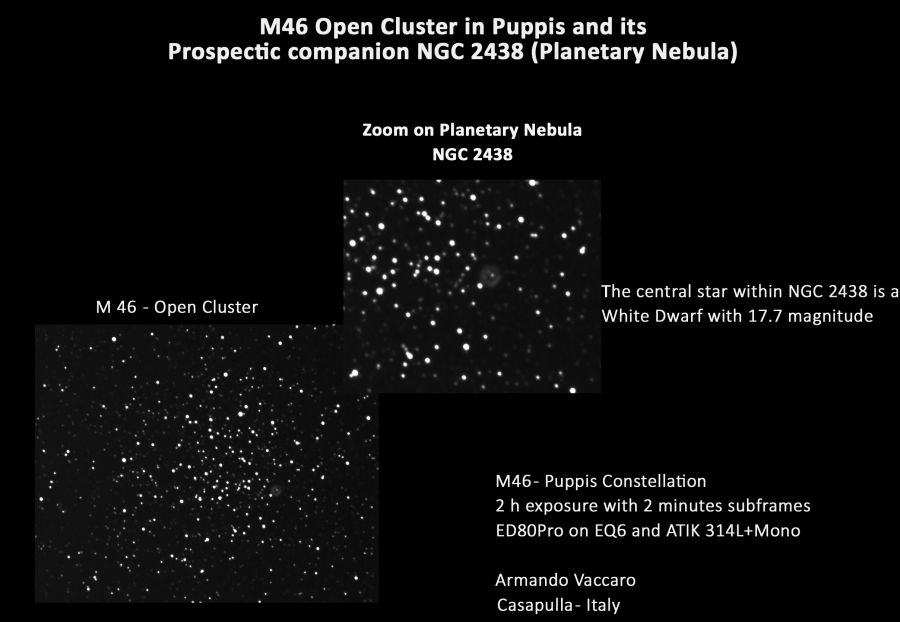 M46 & NGC2438