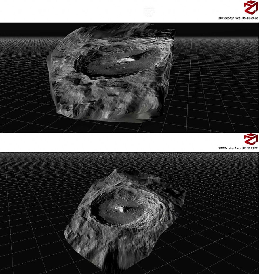 Cratere Moretus in 3D