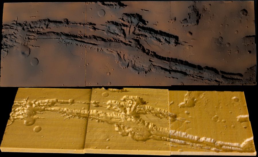 Valles Marineris (print 3D)