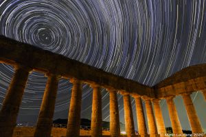 Star Trail da Segesta