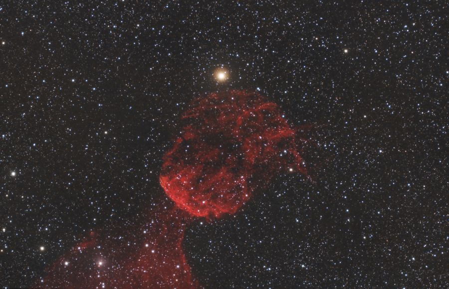 La Nebulosa Medusa in HaRGB