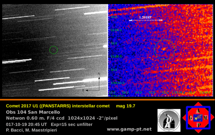 C/2017 U1 ripresa da Astrofili