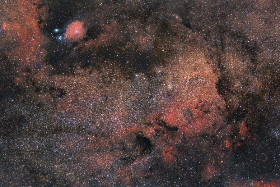 La nuvola stellare del Sagittario (Messier 24) – MOSAICO