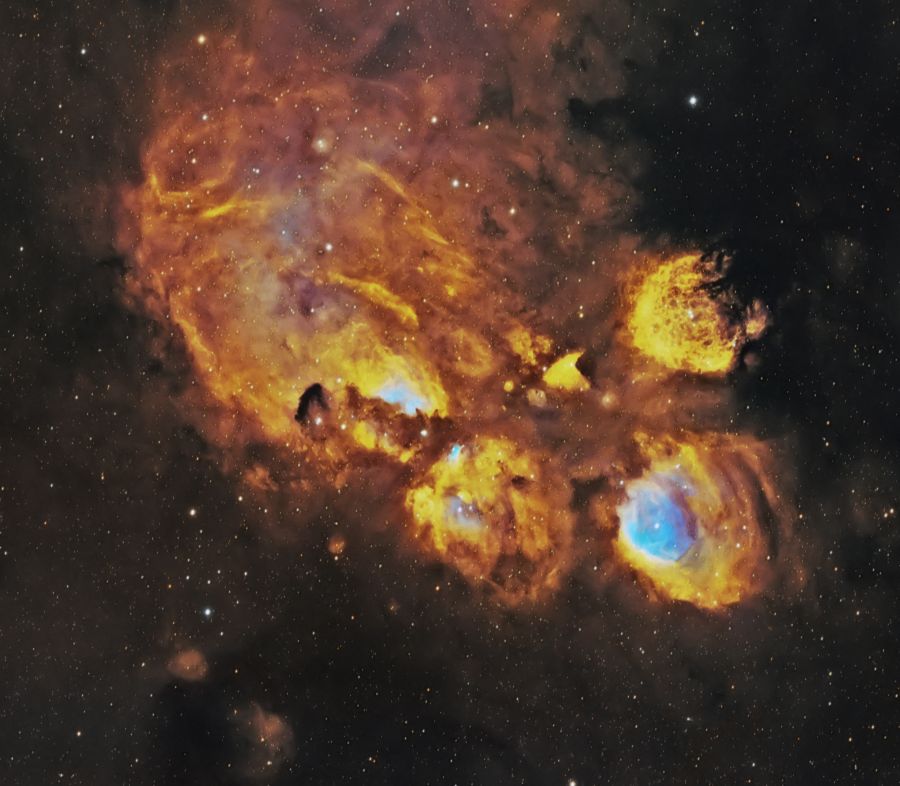 NGC 6334 – Nébuleuse de la patte de chat