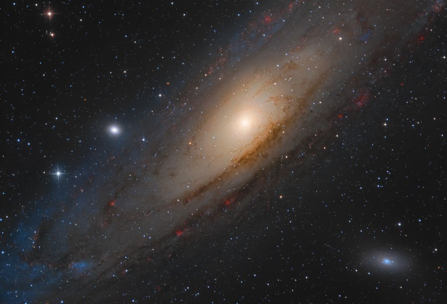 M31 Andromeda Galaxy in banda stretta