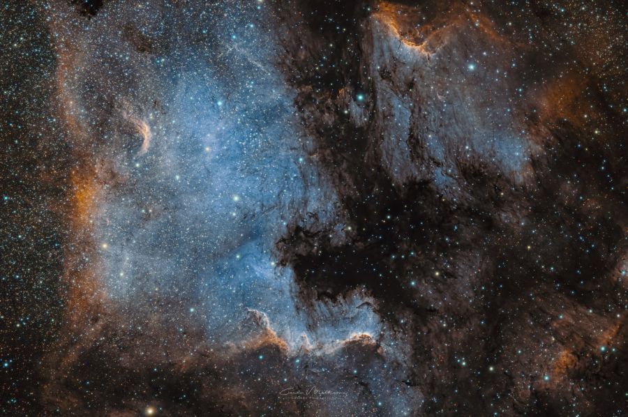 Nebulosa Nord America + Nebulosa Pellicano