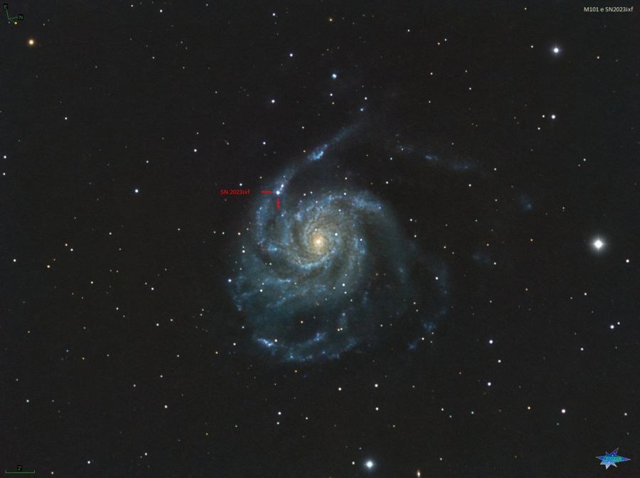 M101 e supernova SN2023ixf