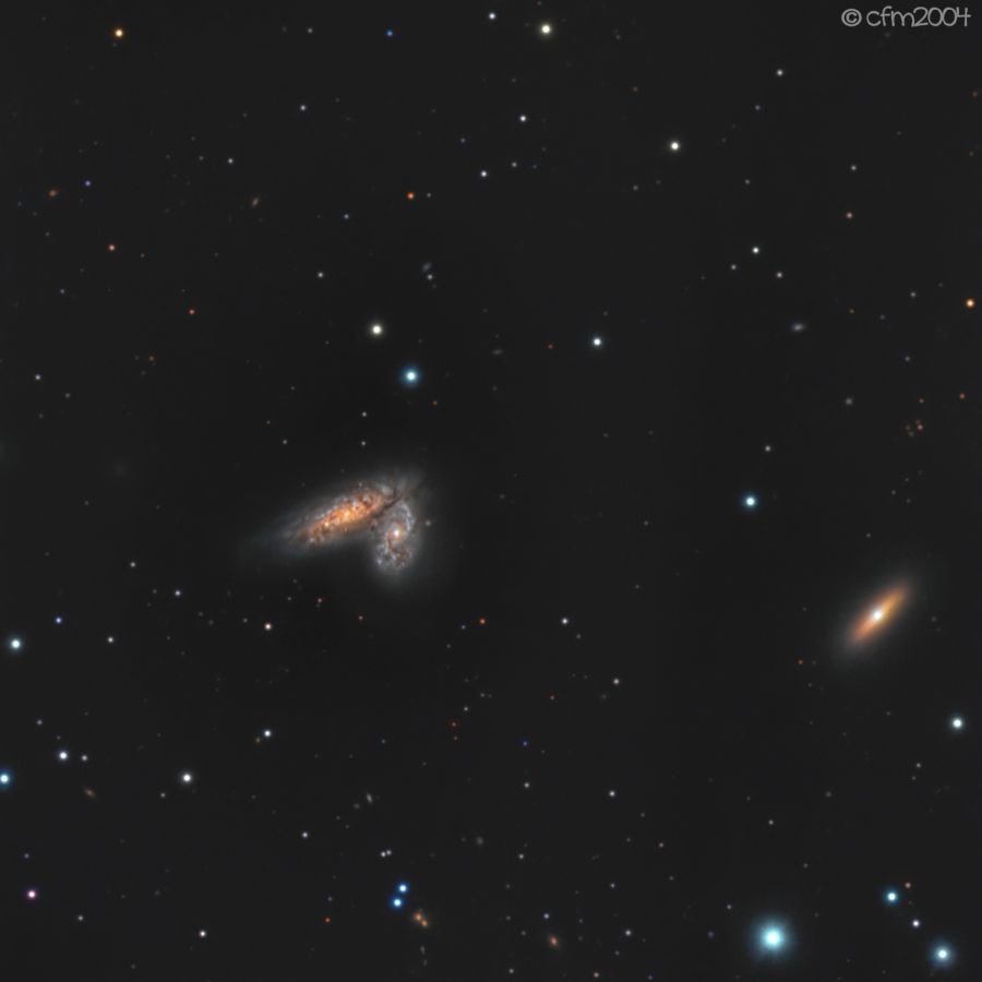 NGC4567 e NGC4568 Galassie Gemelle Siamesi