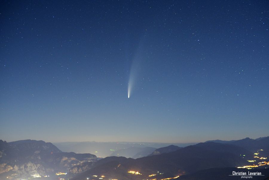 La cometa NEOWISE dal monte Bondone /TN)