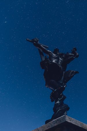 Andromeda sopra la Statua