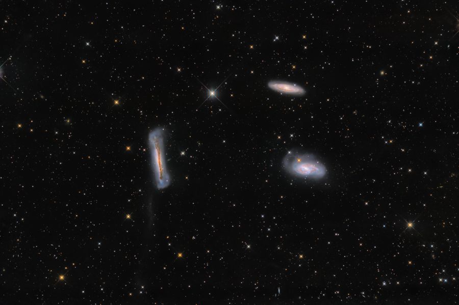 Tipletto del Leone (NGC3628, M65, M66)