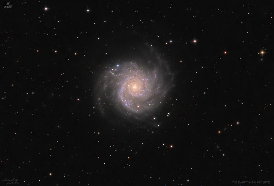 M74 – La Galassia Fantasma – Costellazione dei Pesci