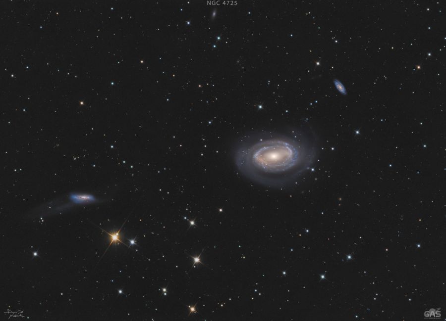 NGC4725 e amici