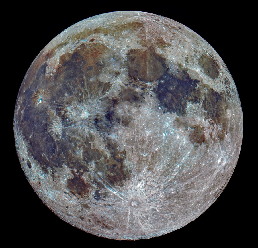 Luna piena in mineral Moon