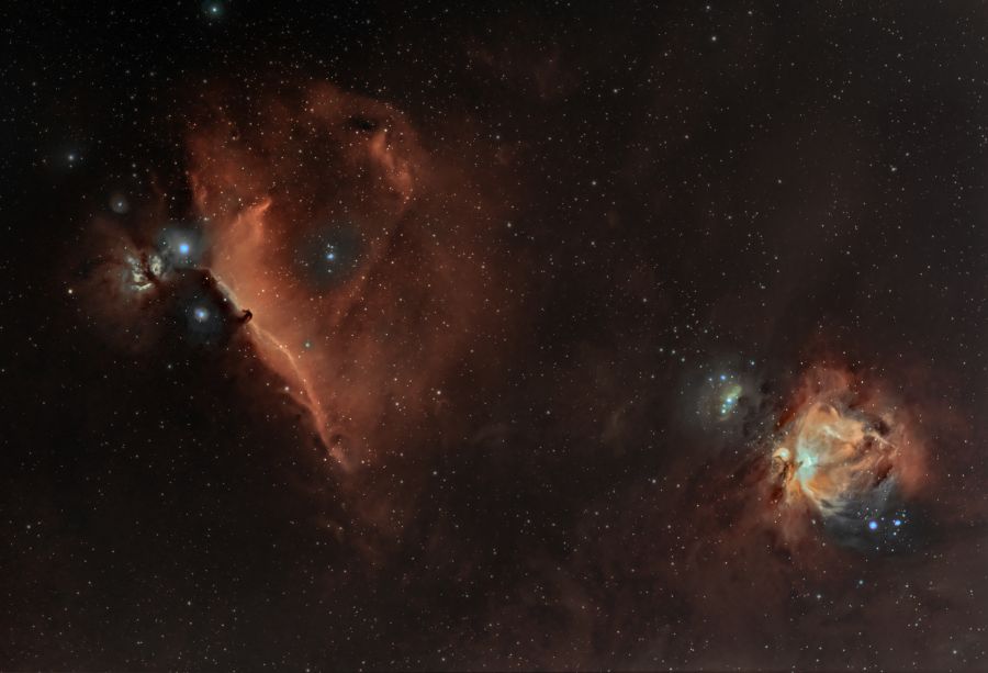 Nebulose Testa di Cavallo, Fiamma, Orione, Mairan