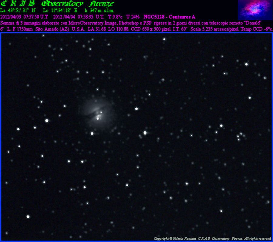 NGC5128 – Centauros A