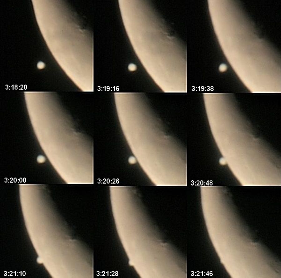 Occultazione lunare di Giove