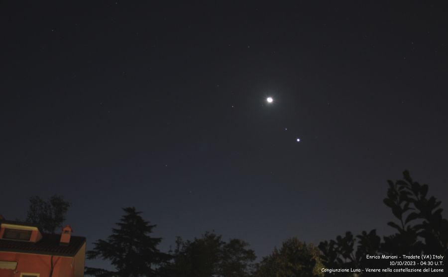 Congiunzione Luna-Venere