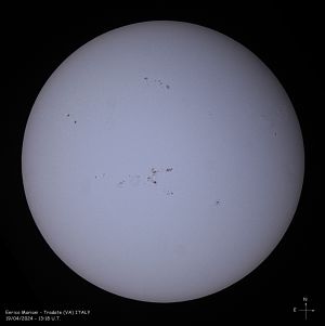 Grossi gruppi sul Sole