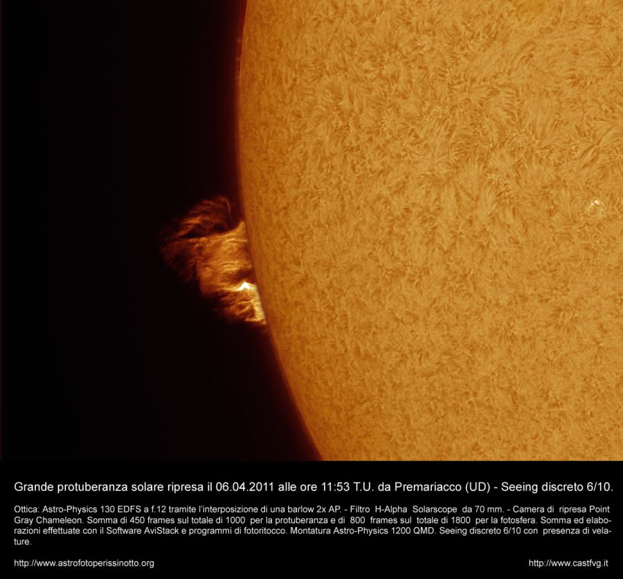 Grande protuberanza solare