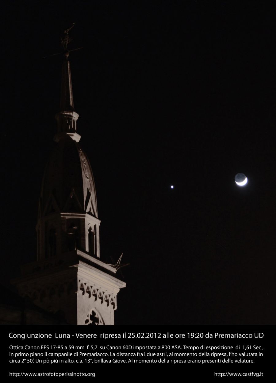 Congiunzione Luna-Venere