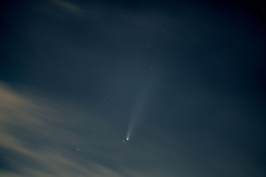 La cometa e le nuvole