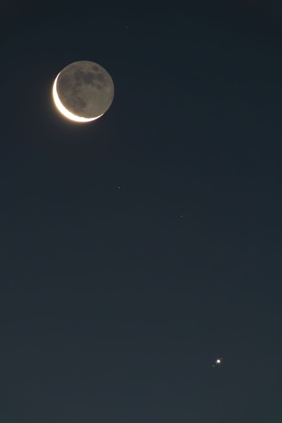 Congiunzione tra Luna e Giove