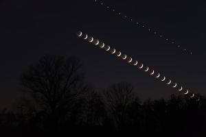 Luna e Venere tramontano