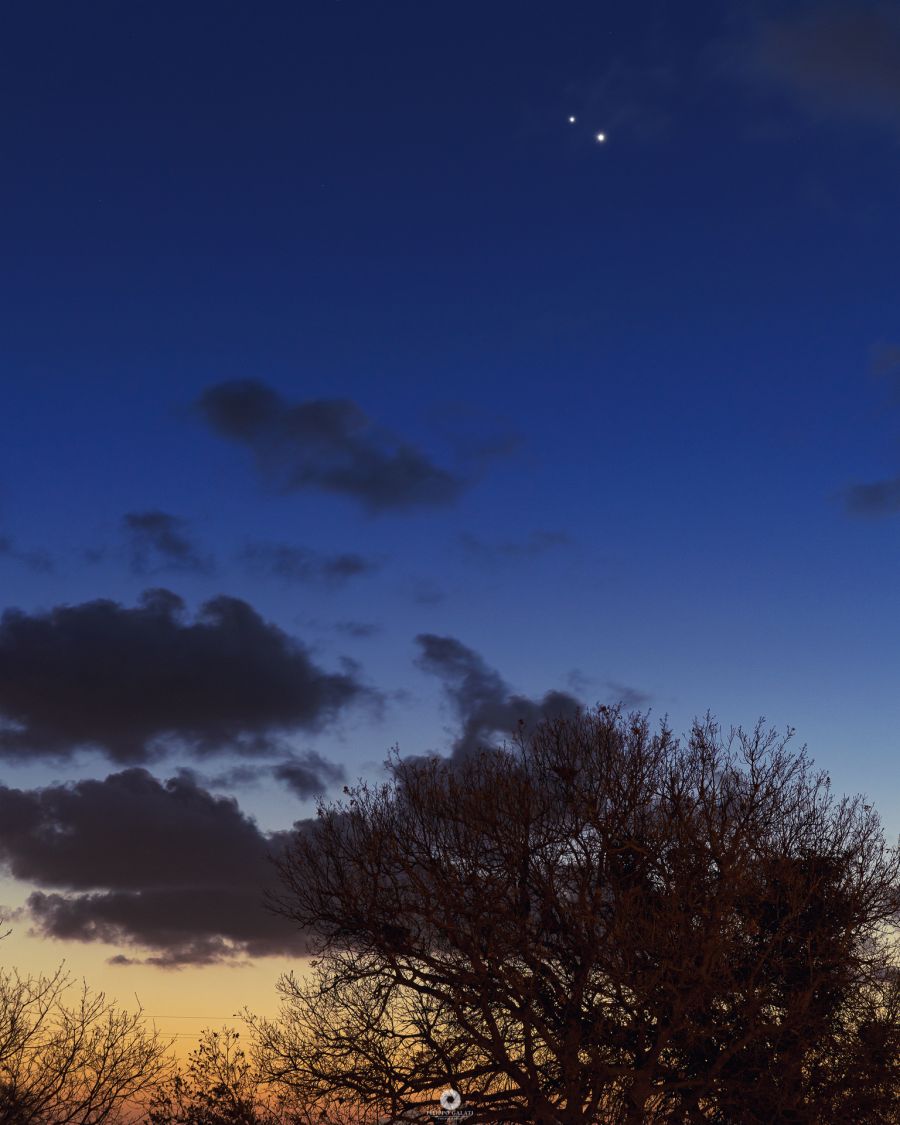 Congiunzione Venere-Giove